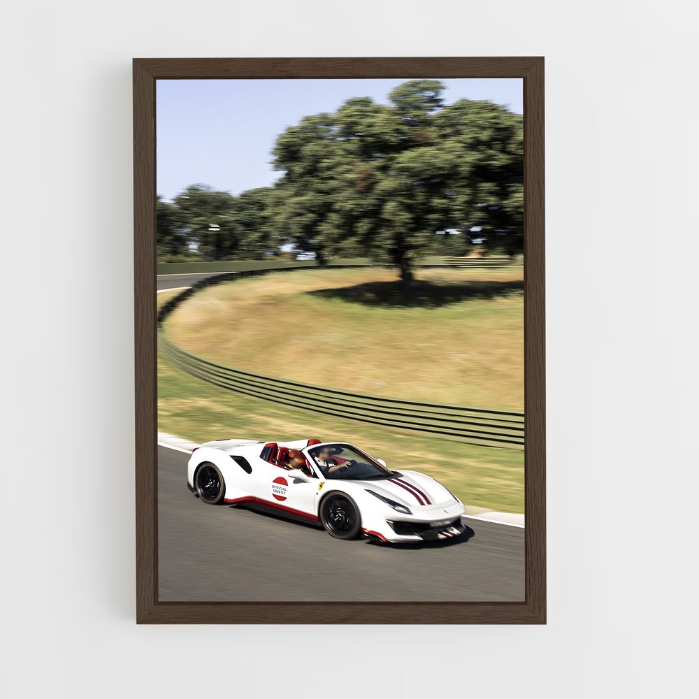 Poster pista de spider – affiche Ferrari (vue 5)